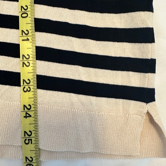 ZARA Striped Sweater – Cream and Black – Size Large - Picture 5 of 5